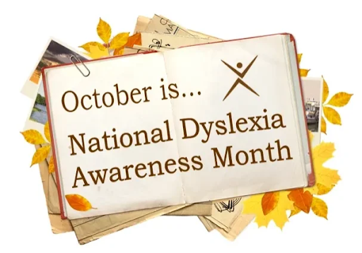 graphic for national dyslexia awareness month