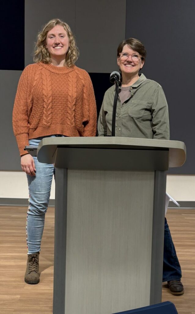 Maria and Anne Leeman speakers december 10 meeting